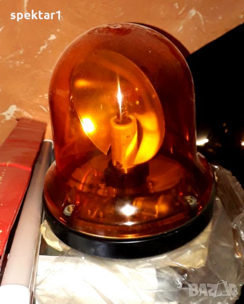 Сигнална лампа оранжева маяк, снимка 1