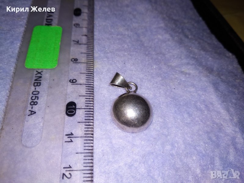 ЕЛЕГАНТЕН СРЕБЪРЕН АНГЛИЙСКИ АРТ ПЕНДАНТ СТЕРЛИНГОВО СРЕБРО 925 РЕТРО МЕДАЛЬОН 25795, снимка 1