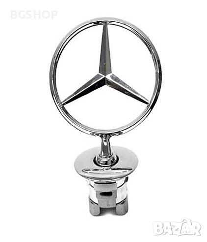  Емблема звезда за Mercedes Benz Silver, снимка 1