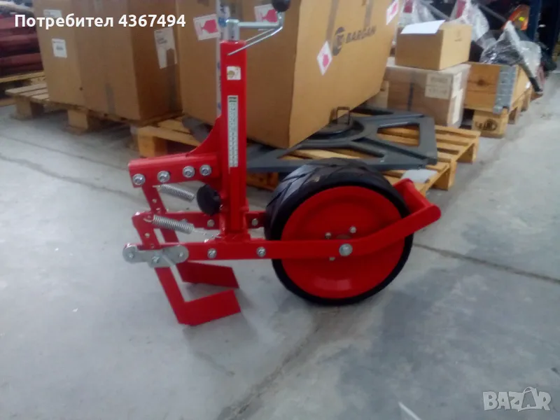 Секция с утъпкващо колело за сеялка Иртем, снимка 1