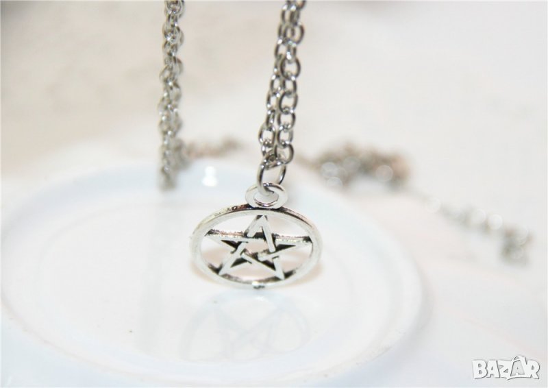 Колие с пентаграм за защита и енергийно усилване! - М, снимка 1