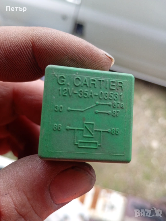 Реле G. CARTIER  12V-35A-03581, снимка 1