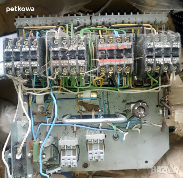неизползувани ел. табла за управление с контактори, снимка 1
