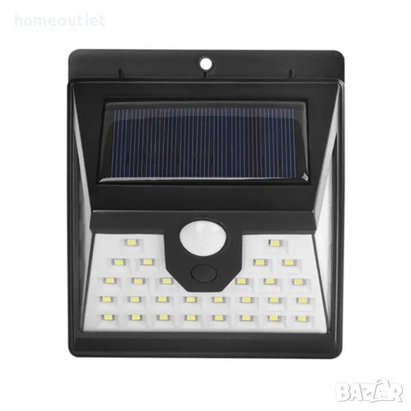 Соларна лампа с детектор за движение, комплект от 3бр., снимка 1