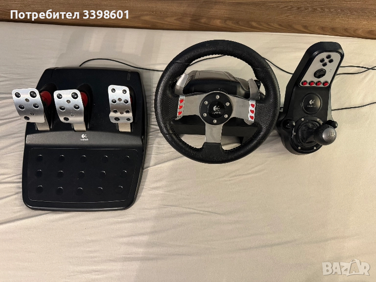 Logitech G27 волан с шифтър, снимка 1