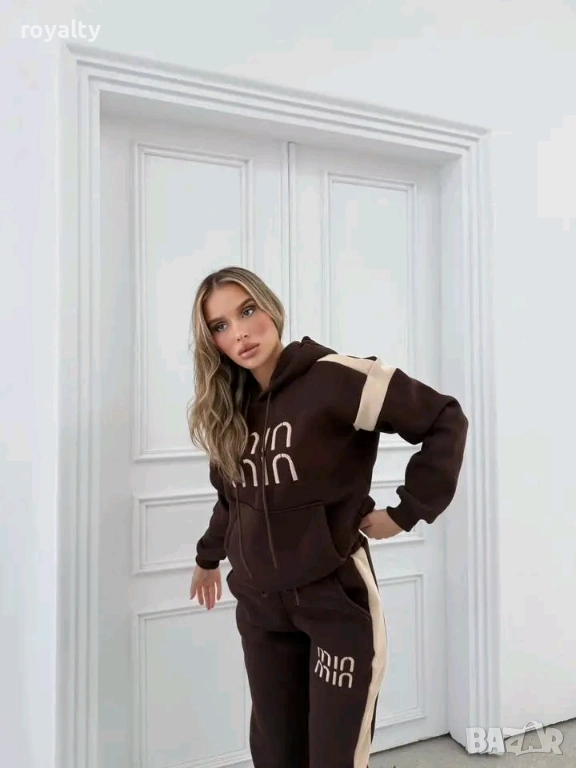  Miu Miu Черен Дамски Екип , снимка 1