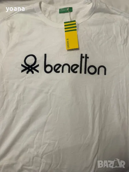 Оригинална тениска Бенеттон / Benetton L , снимка 1