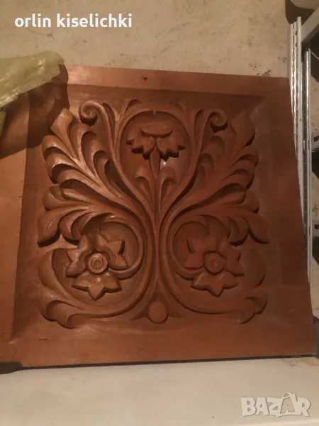Резба-орнамент цветя, снимка 1