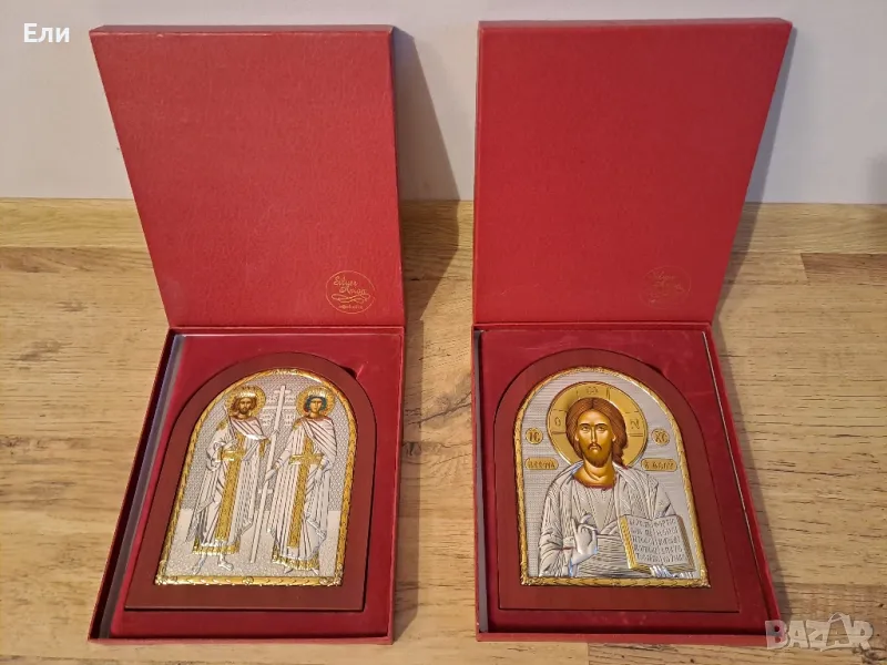 икони със Сертификат, посребрени, снимка 1