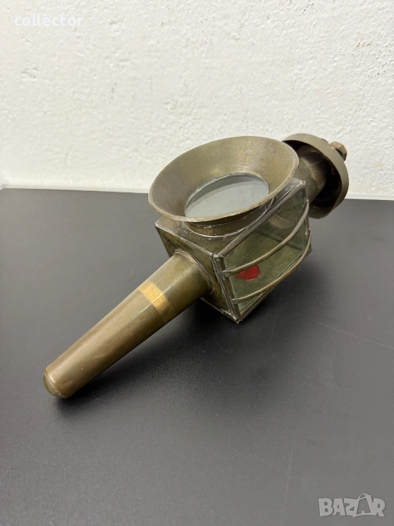 Автентичен месингов фенер за карета / файтон. №7824, снимка 1