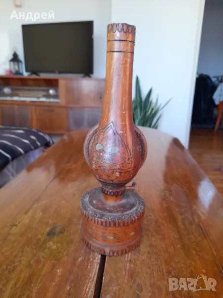 Стара газена лампа сувенир #2, снимка 1