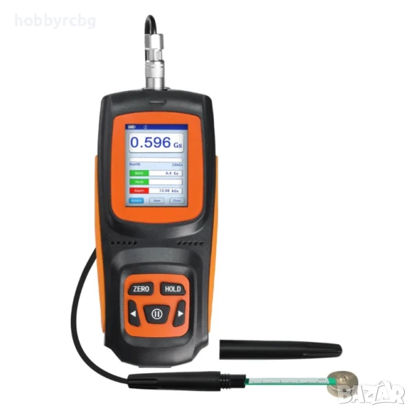 EMF-456, Тестер за повърхностно магнитно поле 0~2500 mT, гаус/тесла метър, снимка 1