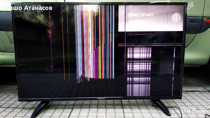 FINLUX 43-FFE-5120 със счупена матрица ,17IPS62 ,17MB211S ,HV430FHB-N10 ,VES430UNDB-2D-N41 ,17WFM07, снимка 1