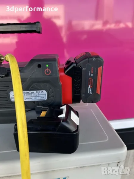 Преходник, Адаптер батерия Bosch Pro, китайска вакуум помпа, снимка 1