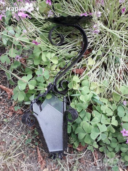 Ковано желязо декоративен фенер, снимка 1