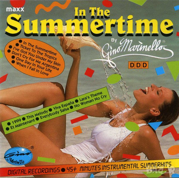 CD диск The Gino Marinello Orchestra – In The Summertime, 1991, снимка 1