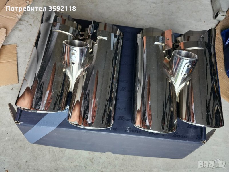 Schätz Original - Хром накрайници за изпускателни тръби Mercedes S-Class W220[2209900], снимка 1