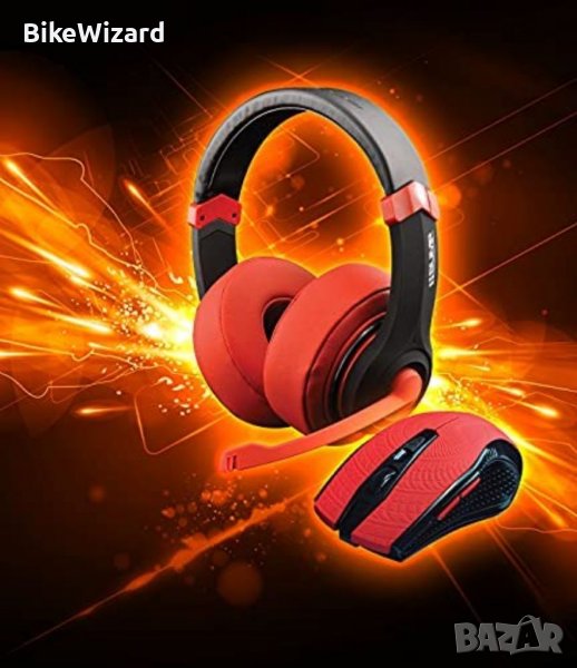 DragonWar 82491 Гейминг мишка и слушалки с микрофон НОВИ, снимка 1