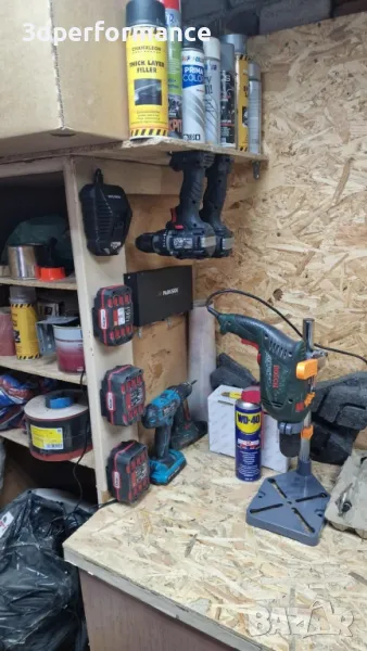 Стойки за инструменти и батерии Bosch, Raider, Metabo, MyProject, снимка 1