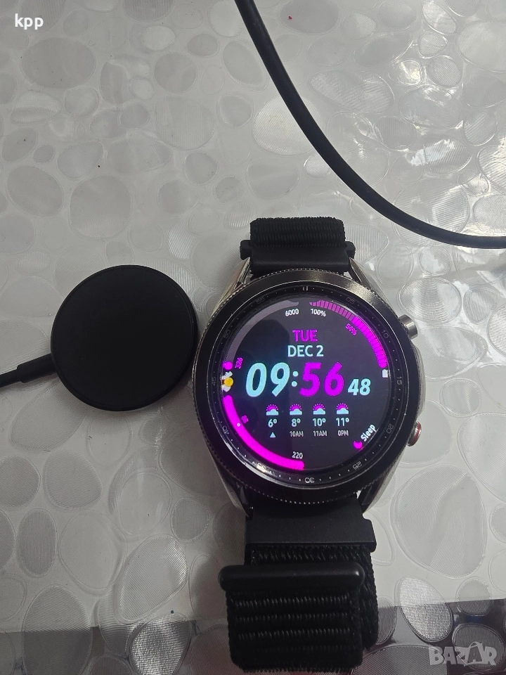 Samsung galaxy watch 3 Отлично състояние Със зарядно, снимка 1