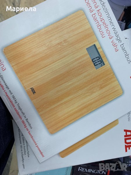 Кантар за телесно тегло до 180кг. / Кантар цвят Бамбук, снимка 1