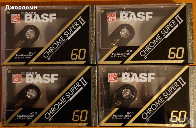 Аудио касети (аудио касета) BASF Chrome Super II 60, снимка 1
