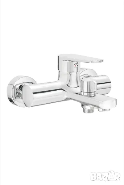 Нов Смесител за вана и душ Deante Tubo, Едноръкохватков, Керамичен патрон, Хром, снимка 1