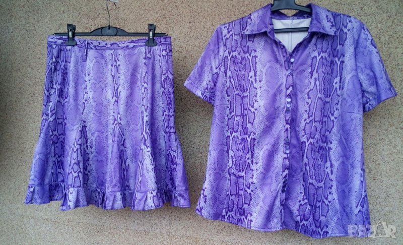 Елегантен, тоалет с къс ръкав , състоящ се от 2 части, снимка 1