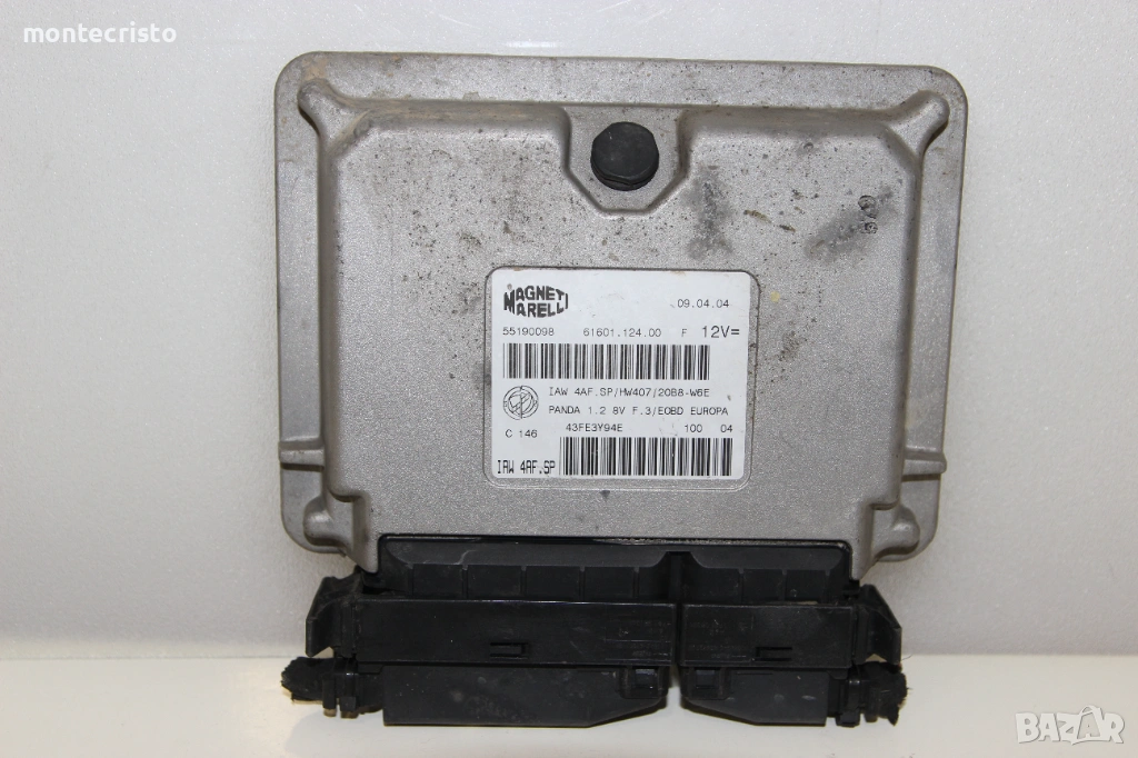 Моторен компютър ECU Fiat Panda (2003-2012г.) 55190098 / IAW 4AF.SP / 6160112400 / IAW4AFSP, снимка 1