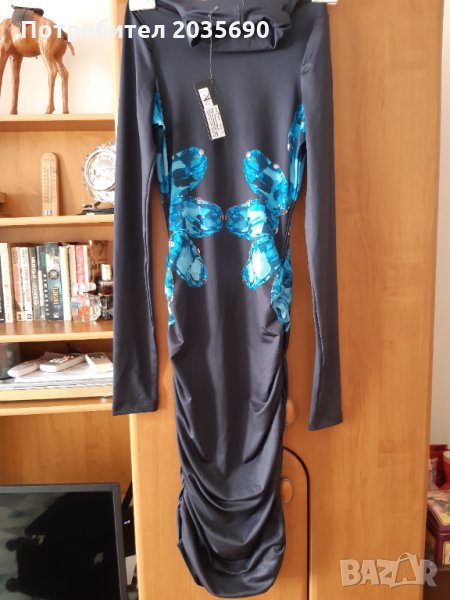 Рокля Аквамарин нова, снимка 1