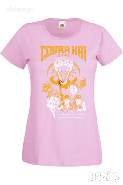 Дамска тениска Cobra Kai BEST DOJO,Филм,Игра,superhero,Изненада,Подарък,Повод,, снимка 1