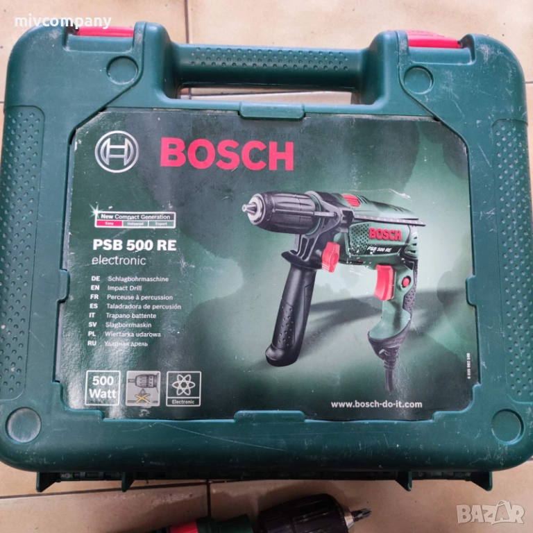 Ударна бормашина BOSCH PSB 500 RE, снимка 1