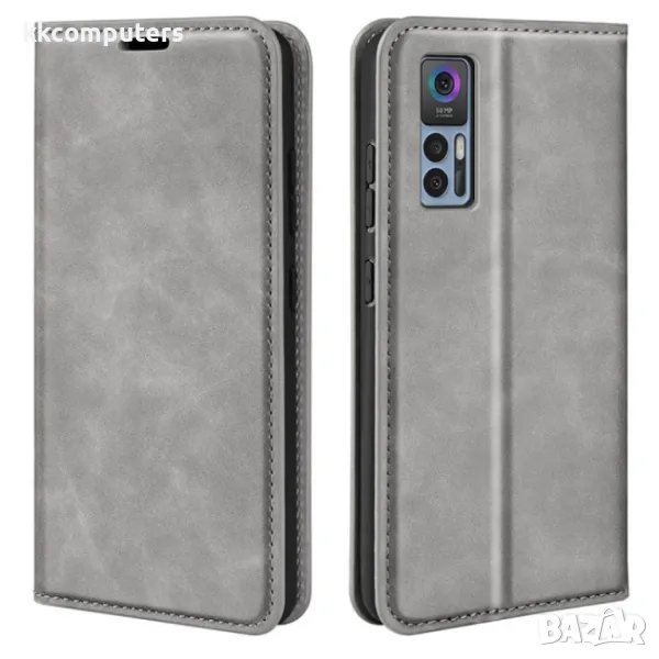 TCL 30 5G / 30+ Wallet Калъф и Протектор, снимка 1