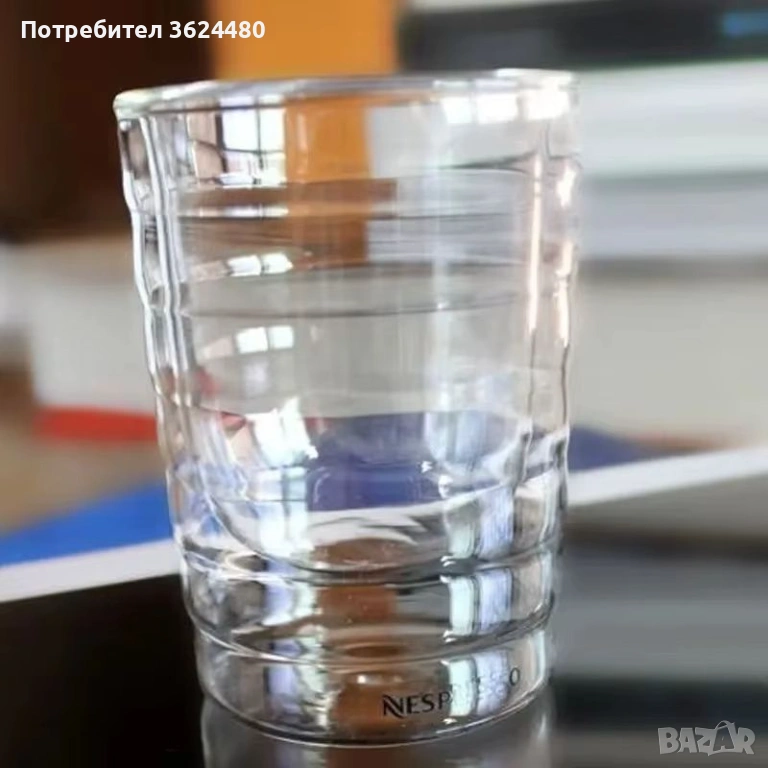Елегантна 150 мл двустенна чаша за кафе Nespresso 4796, снимка 1