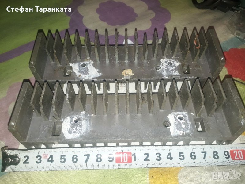 Алуминиев радиатор от аудио усилватели и ауио уредби, снимка 1