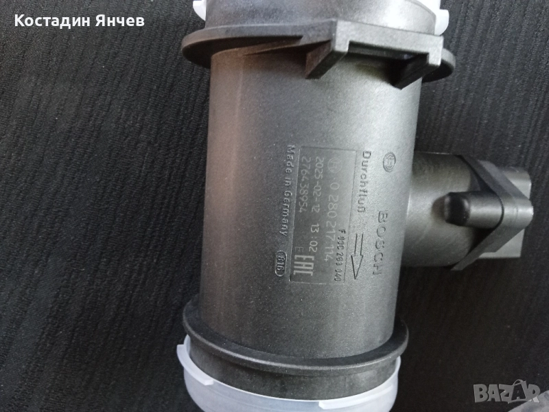 Дебитомер Bosch 0280217114 Mercedes w210, снимка 1