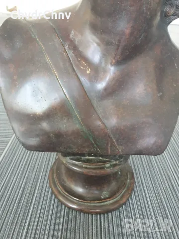 Canova Paris 70см-15кг/голяма бронзова фигура-бюст на Парис/модел Антонио Канова, снимка 14 - Статуетки - 55780335
