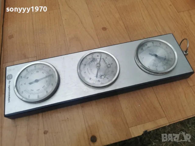 РЕТРО ТЕРМО/ХИДРО/БАБОМЕТЪР 2609261812L2, снимка 2 - Антикварни и старинни предмети - 56236004
