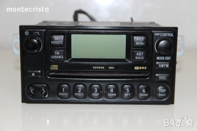CD RADIO Toyota Rav-4 (2000-2005г.) 86120-42061 / 8612042061 Тойота Rav4 касетофон плеър