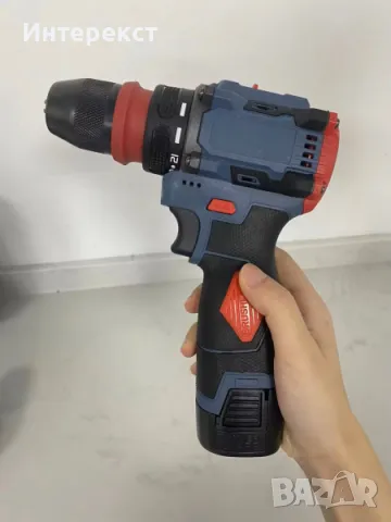 2 в 1 Безчетков Винтоверт и импакт в куфар с 2 батерии 18V и зарядно, снимка 4 - Куфари с инструменти - 49443929