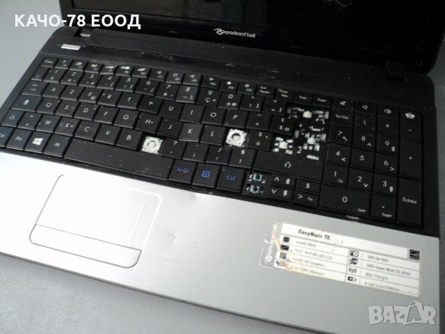 Packard Bell EasyNote TE11HC, снимка 3 - Части за лаптопи - 32032334