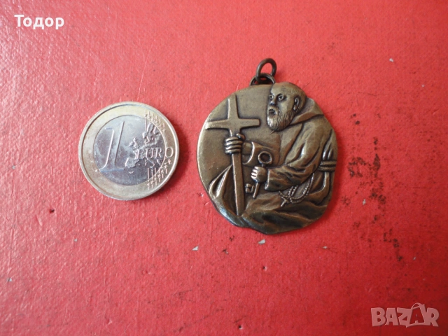 Бронзов поклонически медал висулка 