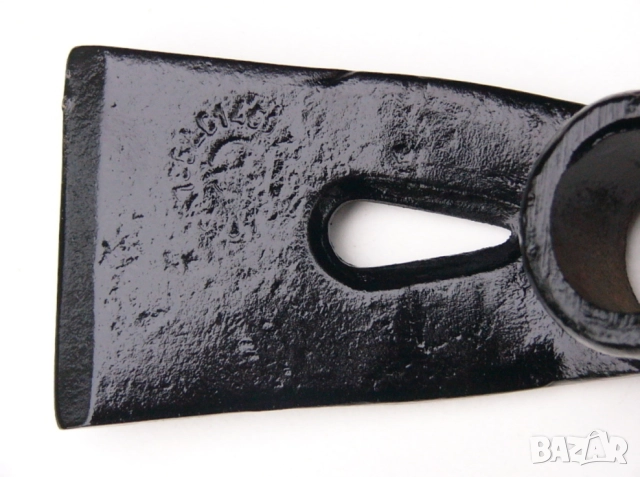 Оригинална Класическа Българска Дърводелска ТЕСЛА 780 грама в к-т с дървена дръжкa сап 430 мм БАРТЕР, снимка 2 - Други инструменти - 50074685