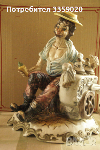 продавам керамична фигура, снимка 3 - Антикварни и старинни предмети - 36462357