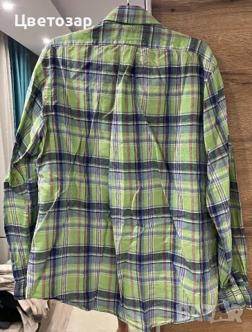 Polo Ralph Lauren ленена мъжка риза, снимка 5 - Ризи - 56074593