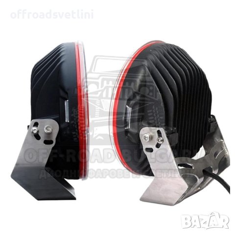 ЛЕД прожектор 9" (225мм) 185W 12V/24V, тип "пита", лъч до 250м, снимка 3 - Аксесоари и консумативи - 40394691
