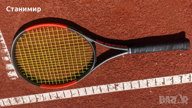 Wilson Burn 100LS тенис ракета Нишикори, снимка 8 - Тенис - 54199531