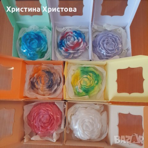 Стилни сапунени цветя, снимка 7 - Други - 42050377