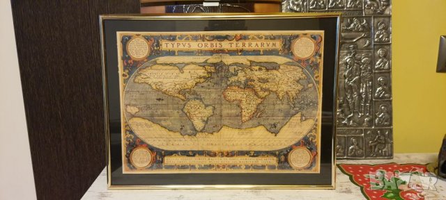 Картини Стари географски.карти 5броя, снимка 6 - Картини - 31367888