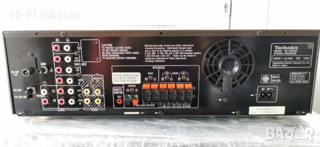 Усилвател Ресийвър Technics SA-GX350, снимка 6 - Ресийвъри, усилватели, смесителни пултове - 36728448